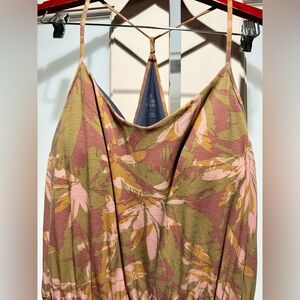 Prana Ayla Midi Dress w Padded Shelf Bra Size Large